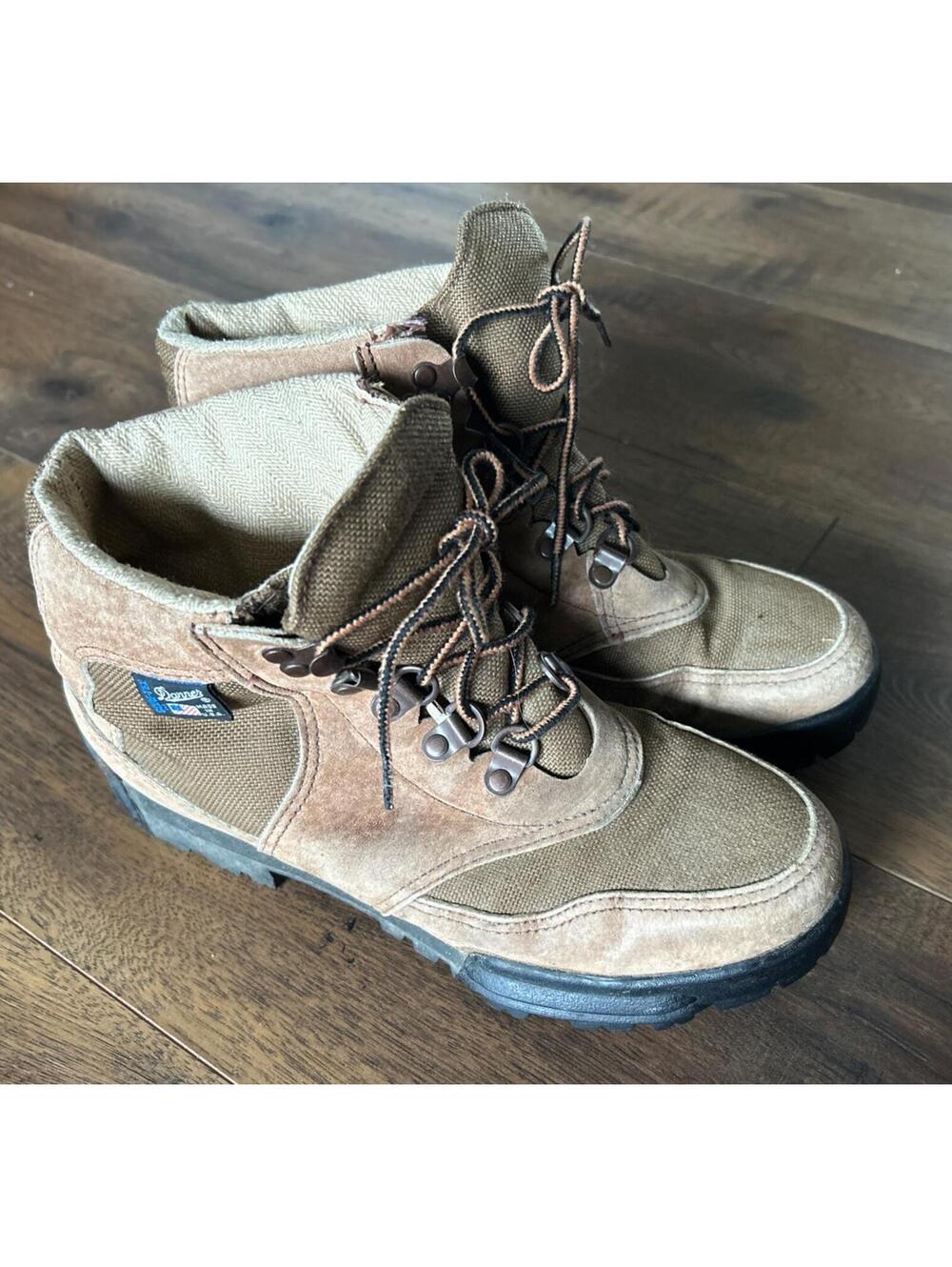 Vtg 1990 Danner 32900 GoreTex Cross Hiker Work Boots Mens Sz 9W USA Need Insoles